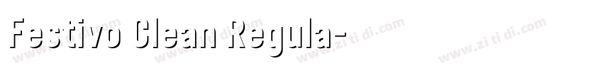 Festivo Clean Regula字体转换